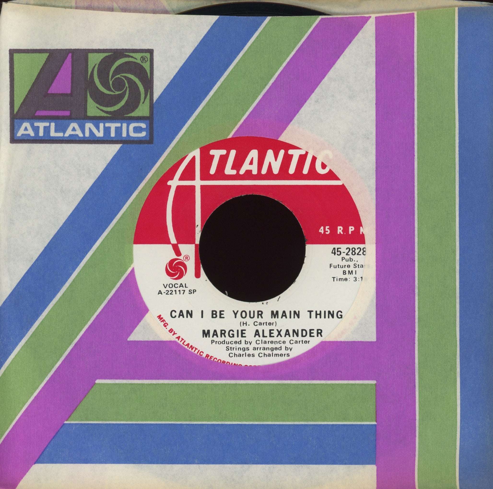 Margie Alexander - Can I Be Your Main Thing on Atlantic Promo