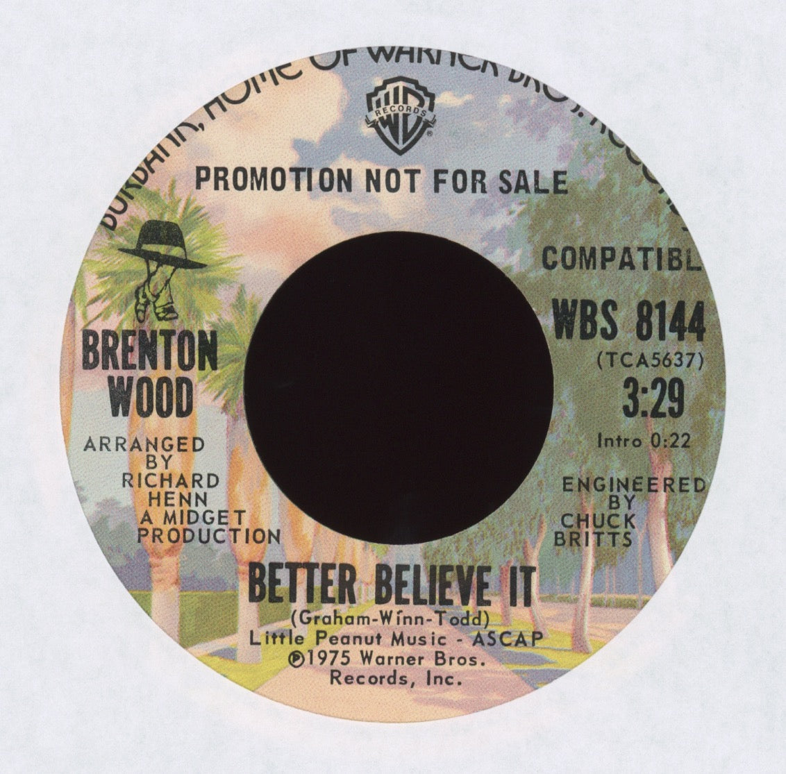 Brenton Wood - Better Believe It on Warner Bros. Promo