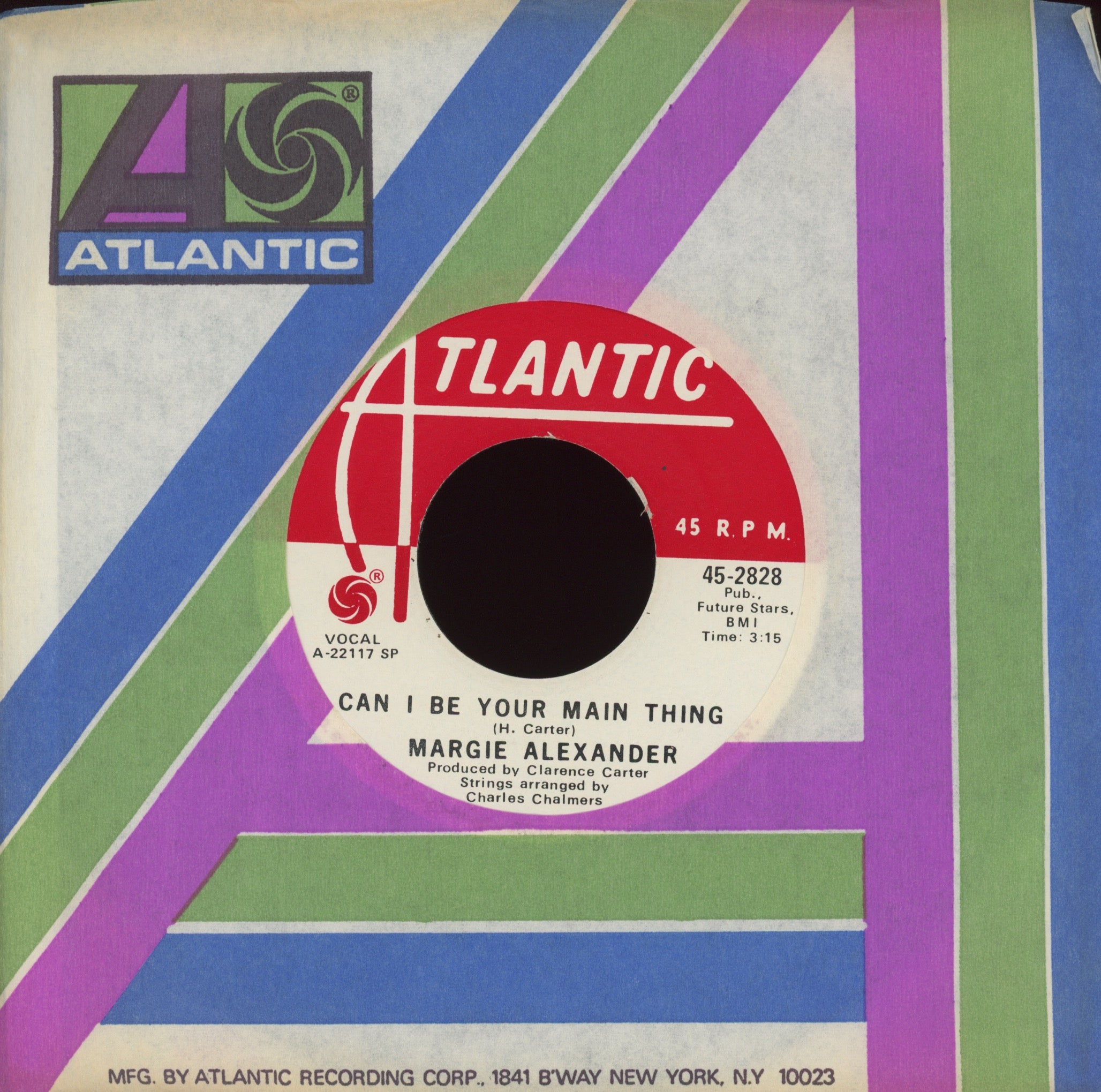 Margie Alexander - Can I Be Your Main Thing on Atlantic Promo