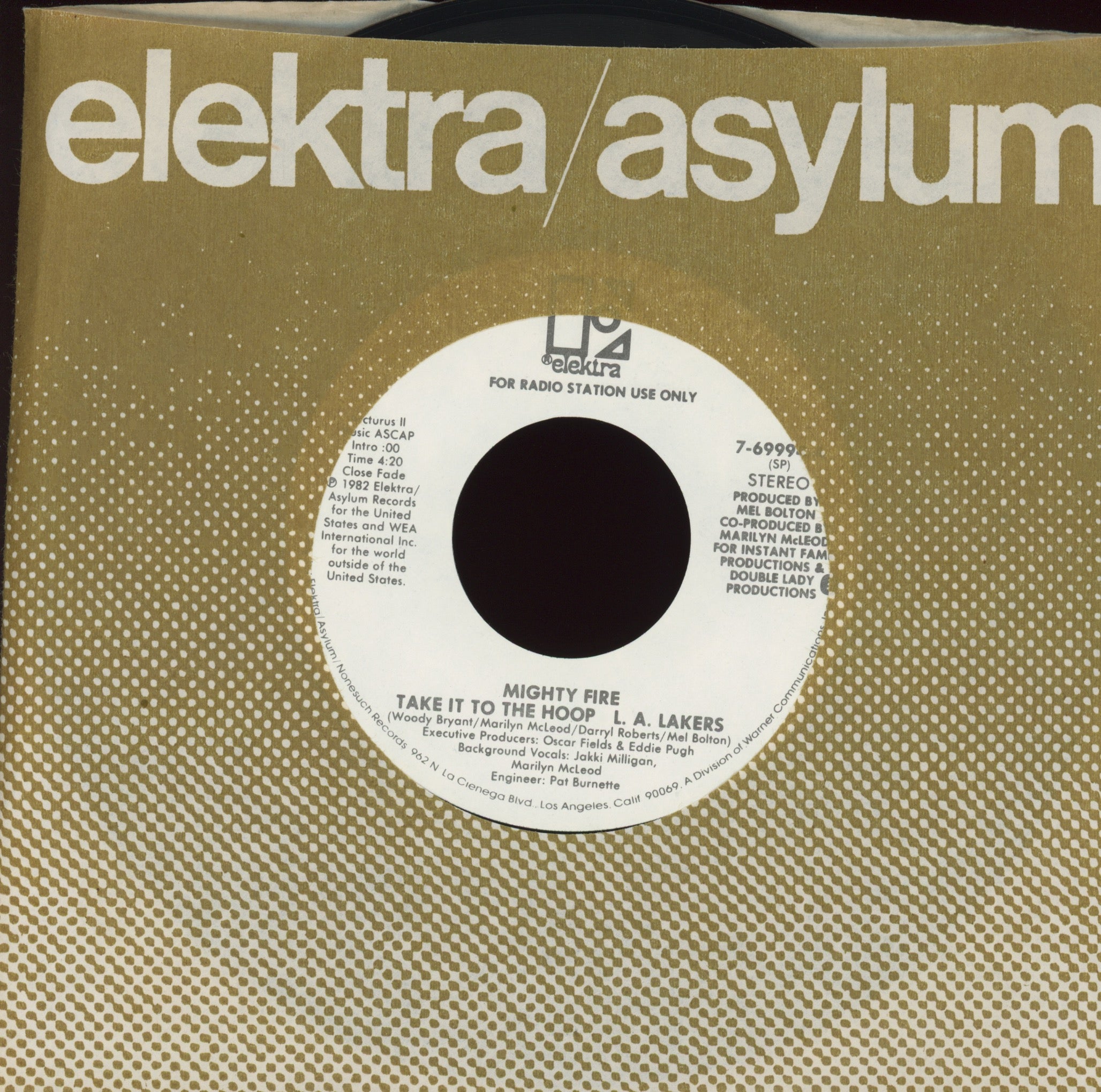 Mighty Fire - Take It To The Hoop - L.A. Lakers on Elektra Promo