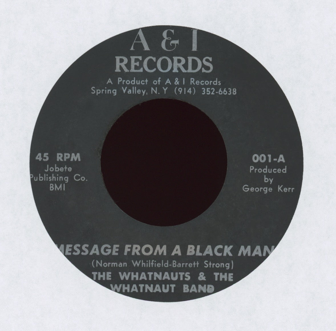 The Whatnauts - Message From A Black Man on A&I