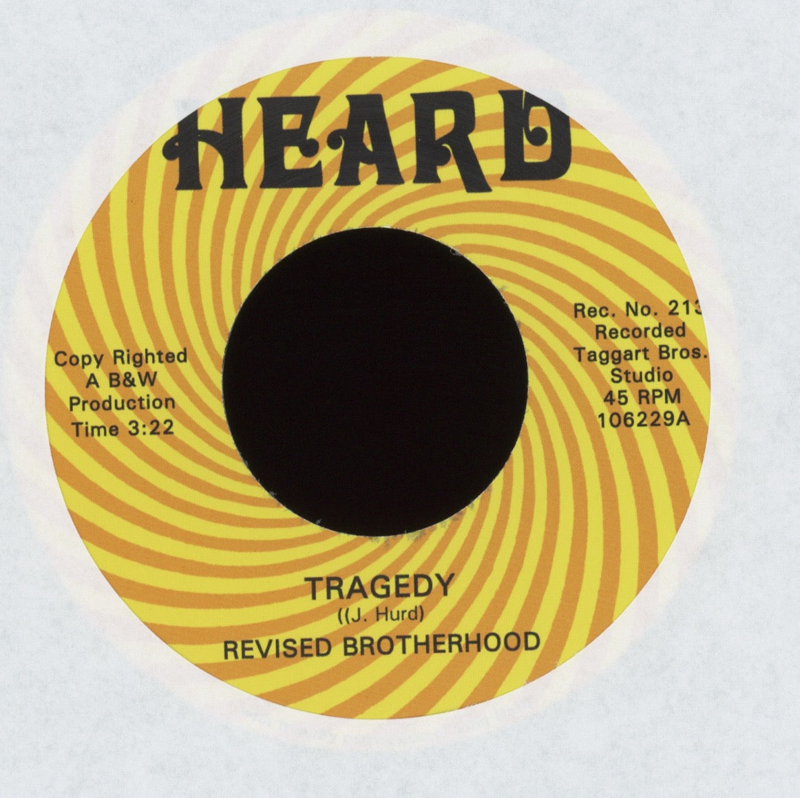 Revised Brotherhood - Tragedy on Heard / Tramp Reissue