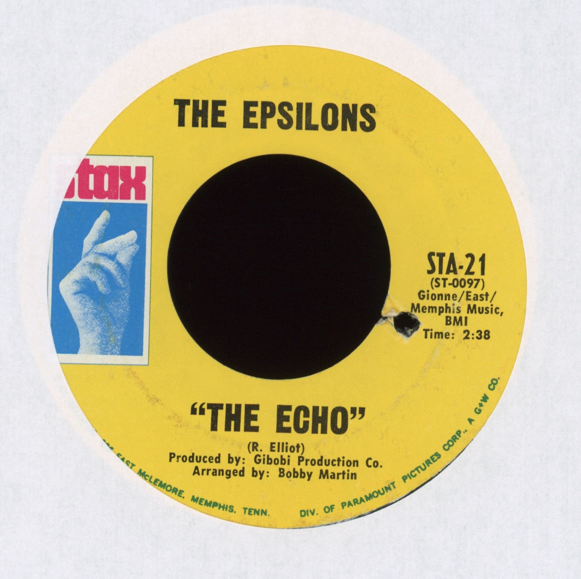 The Epsilons - The Echo on Stax