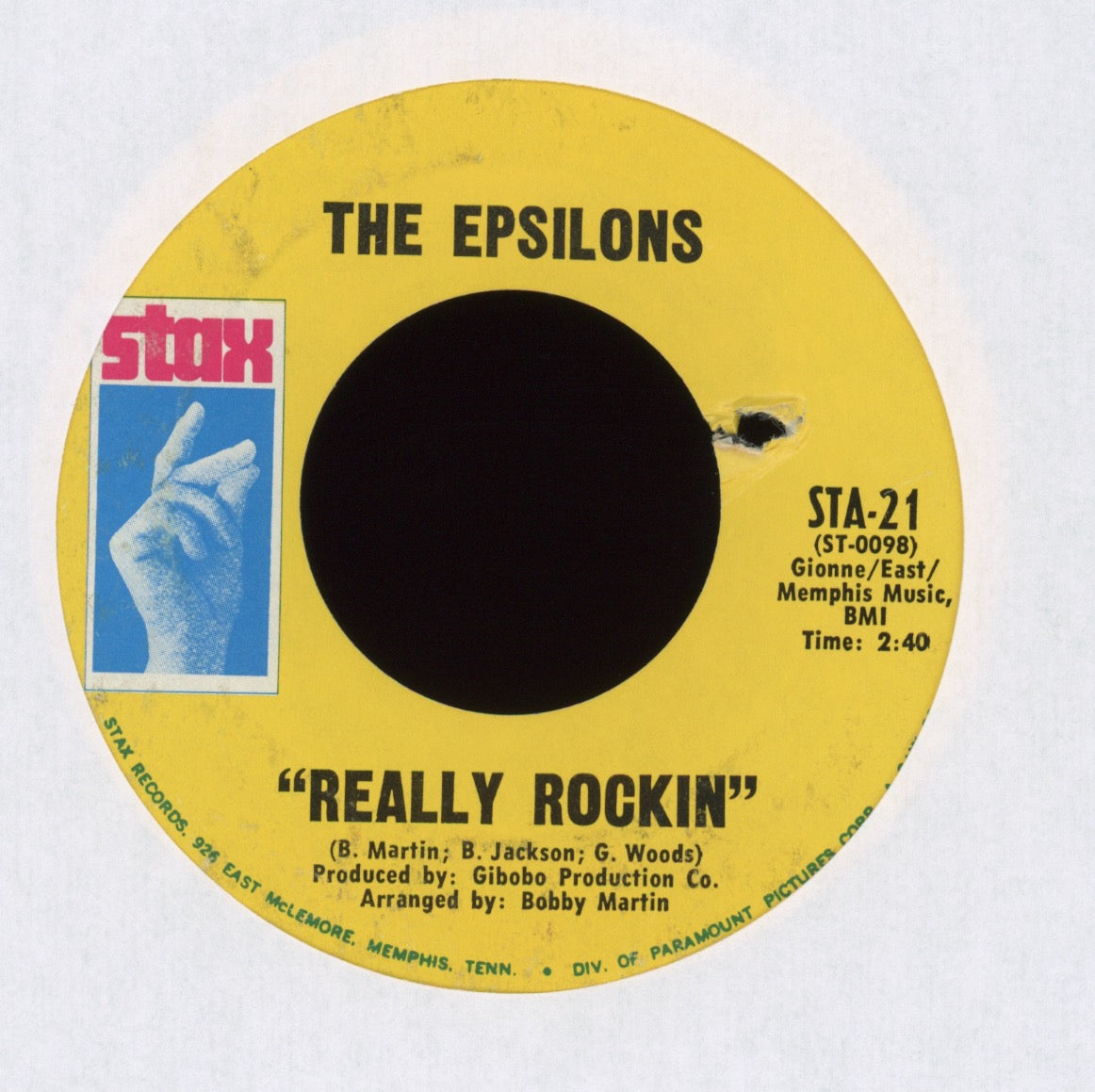 The Epsilons - The Echo on Stax