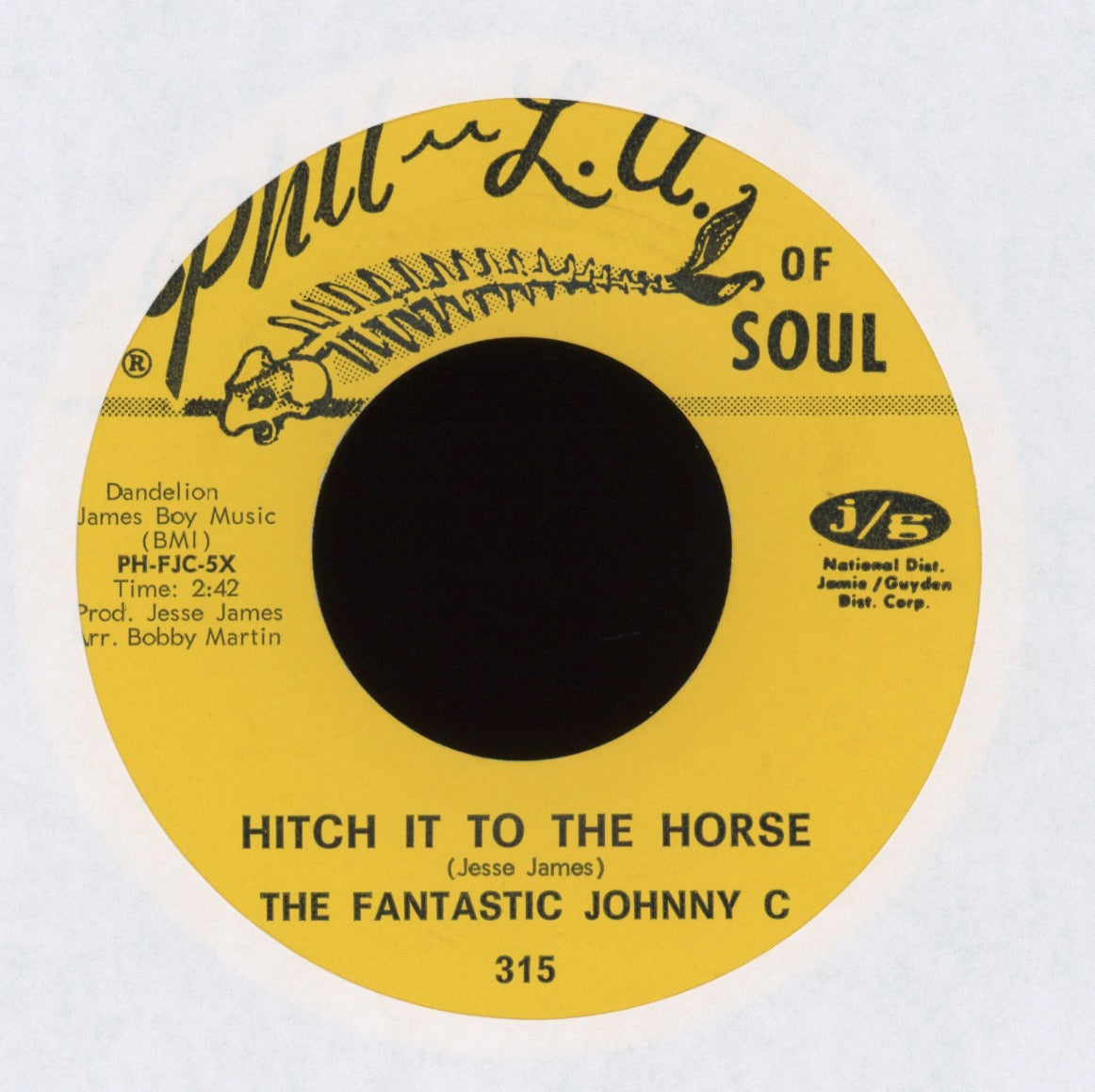 The Fantastic Johnny C - Hitch It To The Horse on Phil L.A. of Soul