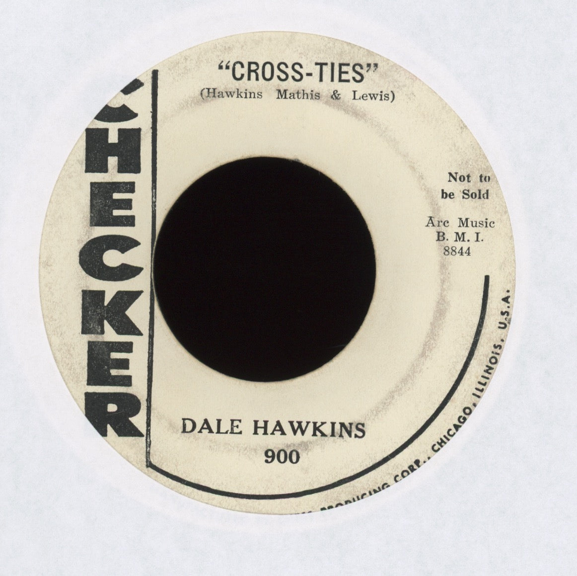 Dale Hawkins - Cross Ties on Checker Promo
