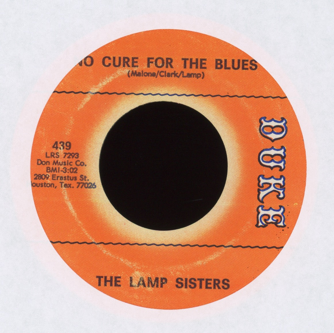 Lamp Sisters - No Cure For The Blues on Duke