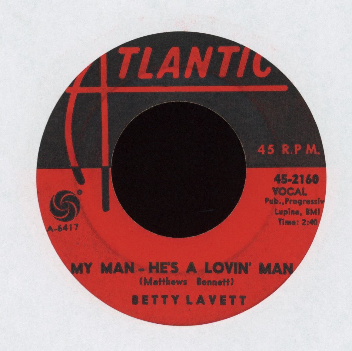 Bettye Lavette - My Man - He's A Lovin' Man on Atlantic