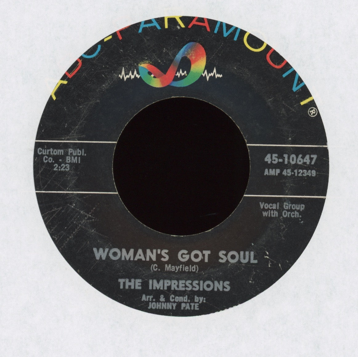 The Impressions - Woman's Got Soul on ABC Paramount