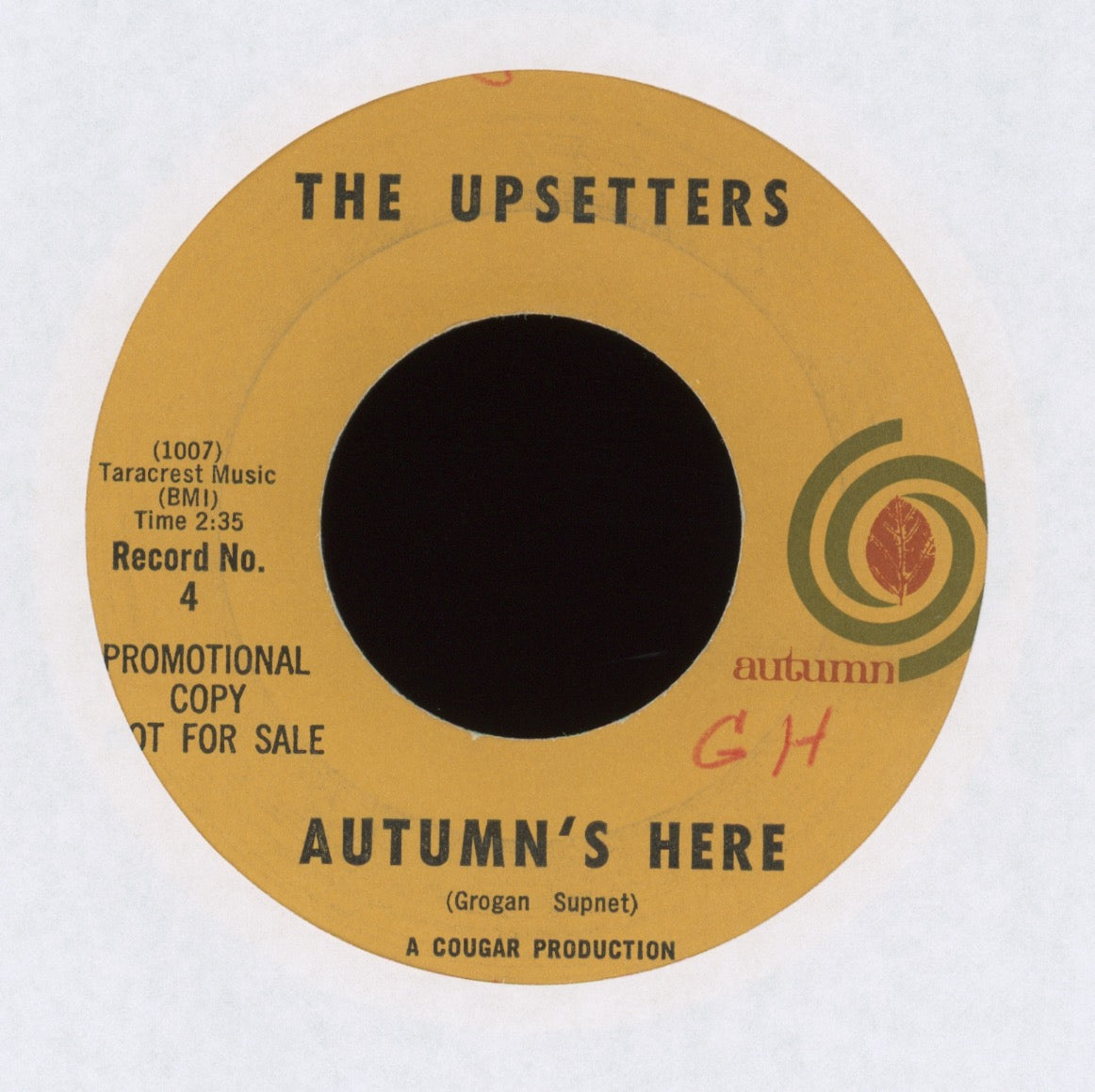 The Upsetters - Draggin' The Main on Autumn Promo