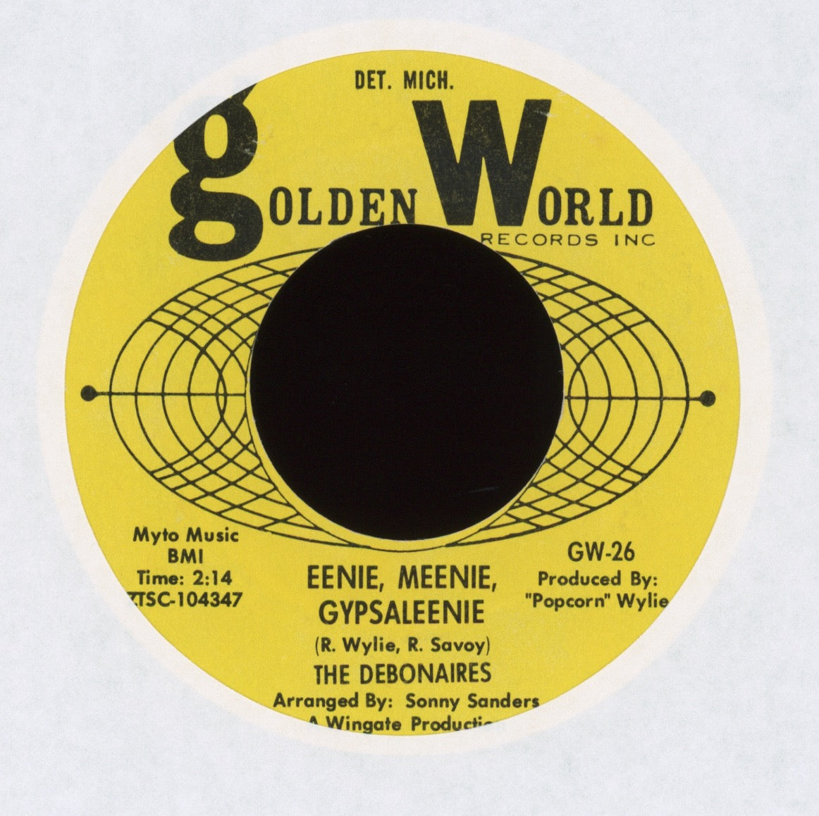 The Debonaires - Please Don’t Say We’re Through on Golden World