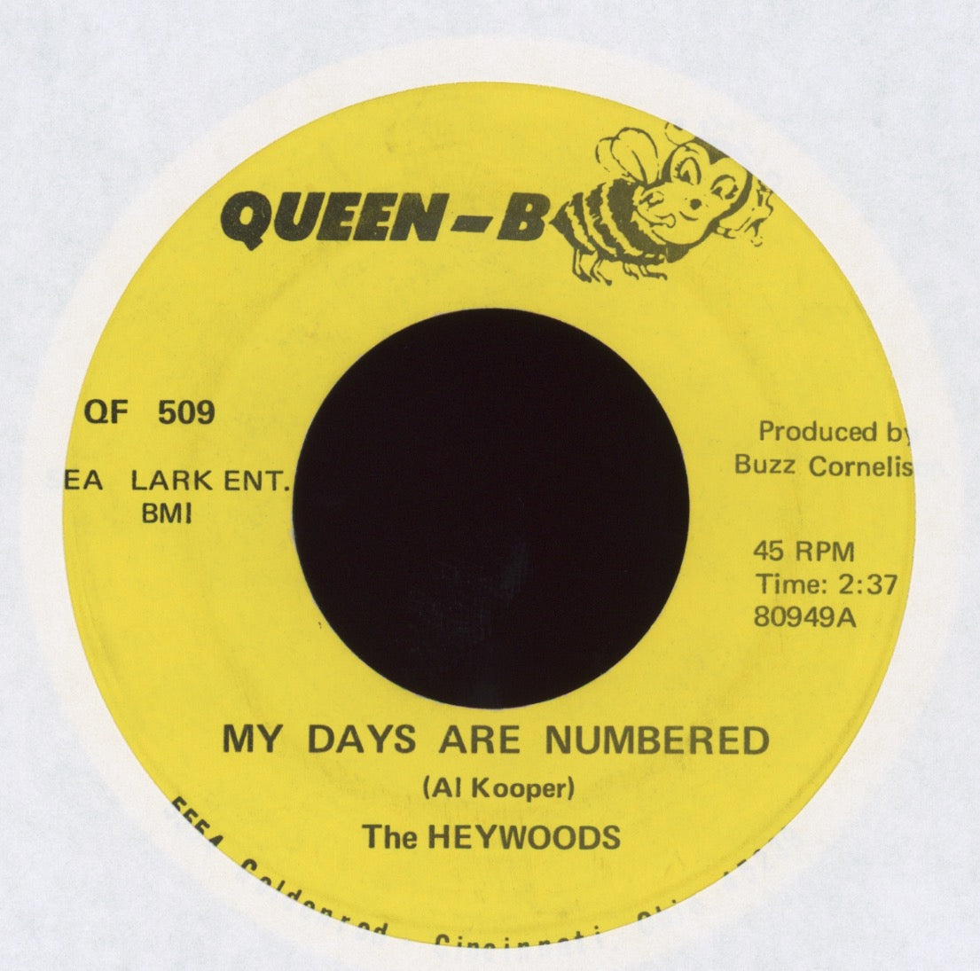 Bo Donaldson & The Heywoods - My Days Are Numbered on Queen B