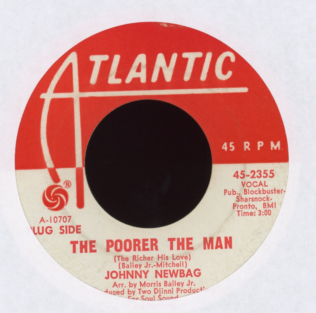 Johnny Newbag - Got To Get You Back on Atlantic Promo