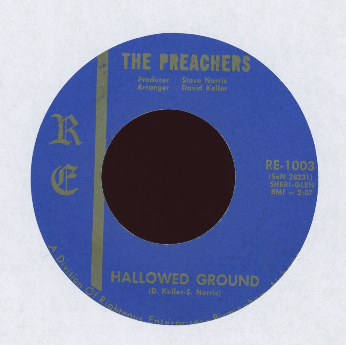The Preachers - Hallowed Ground on Righteous Enterprises