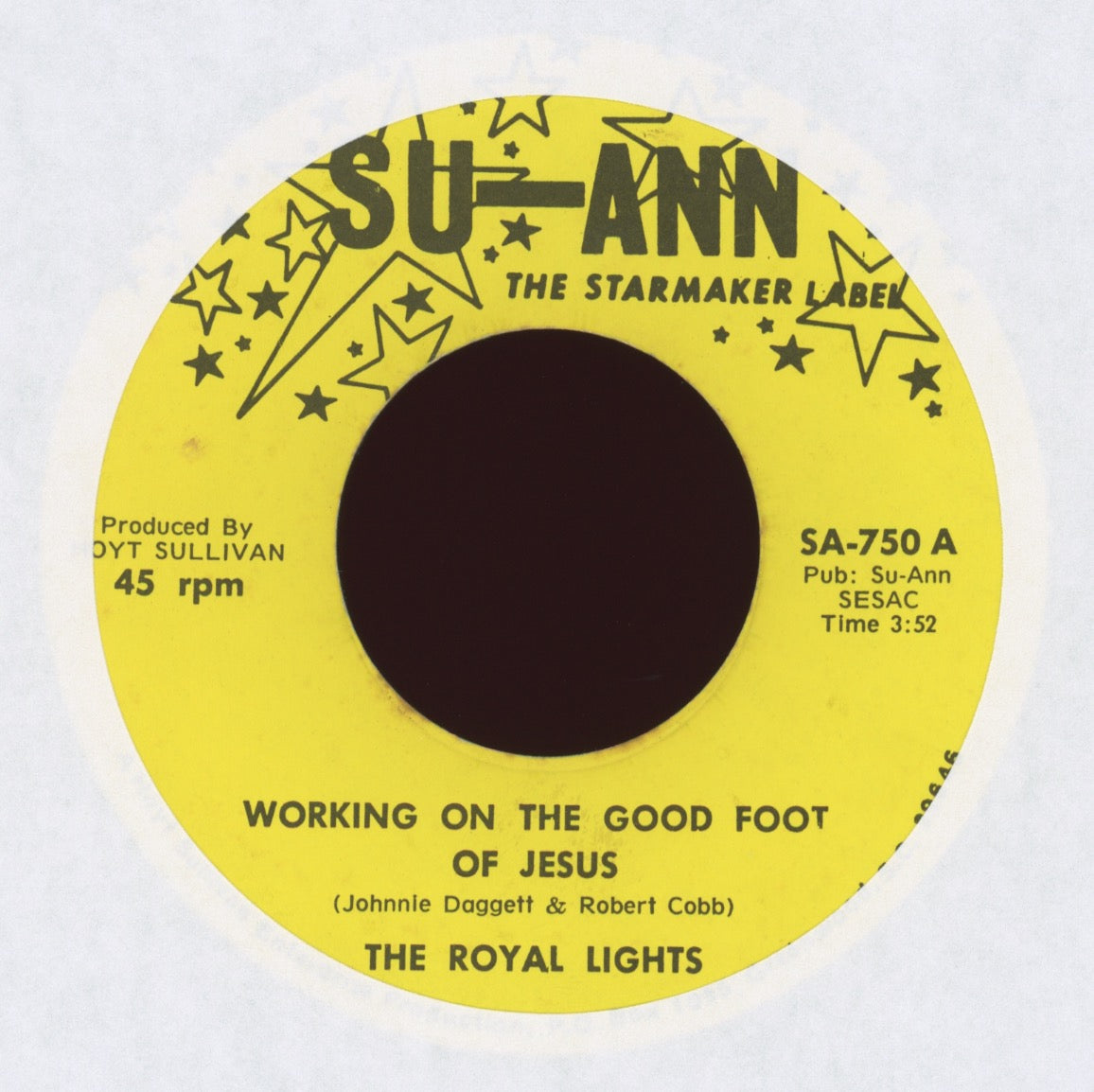 The Royal Lights - Working On The Good Foot Of Jesus on Su-Ann