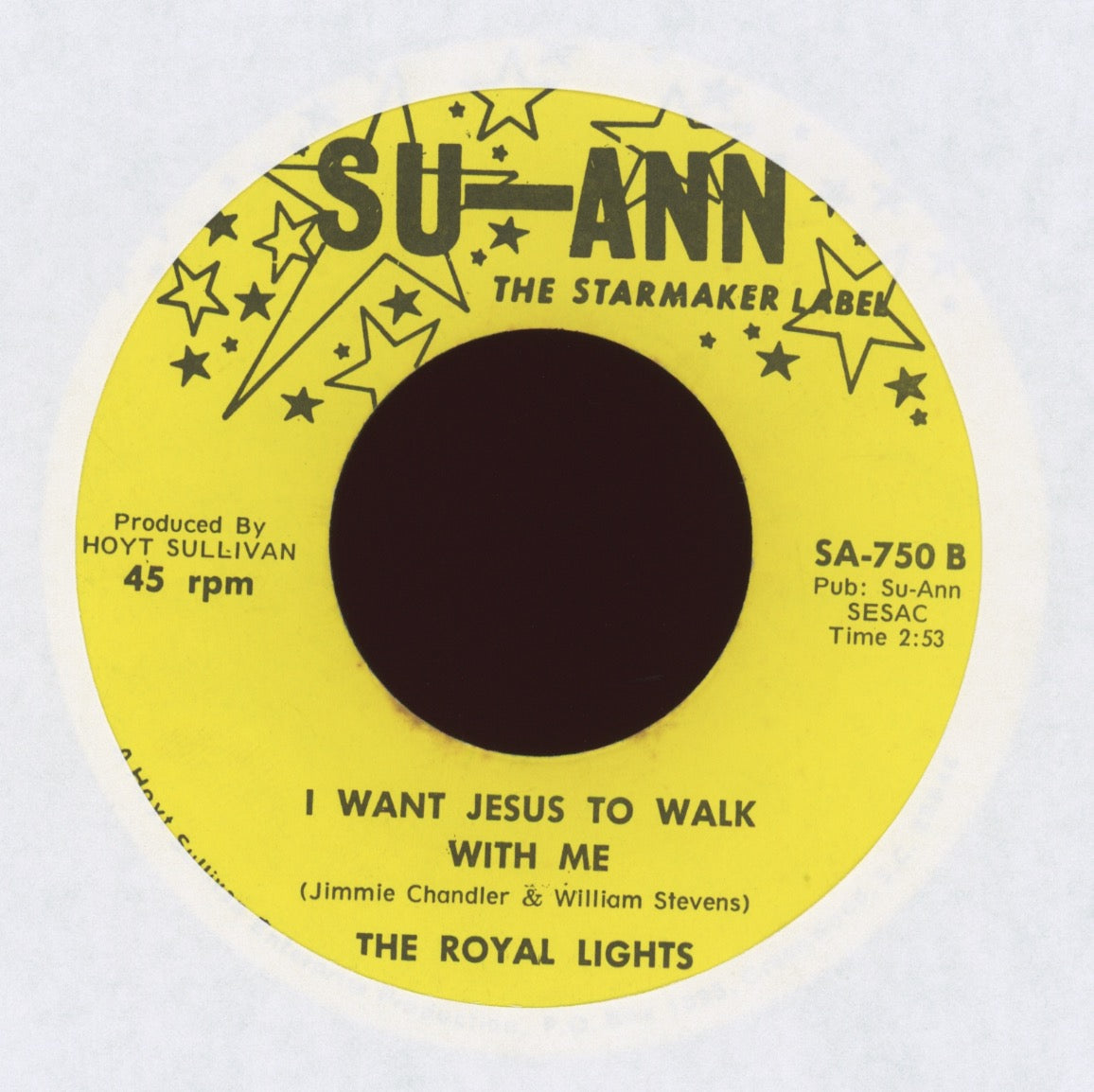 The Royal Lights - Working On The Good Foot Of Jesus on Su-Ann
