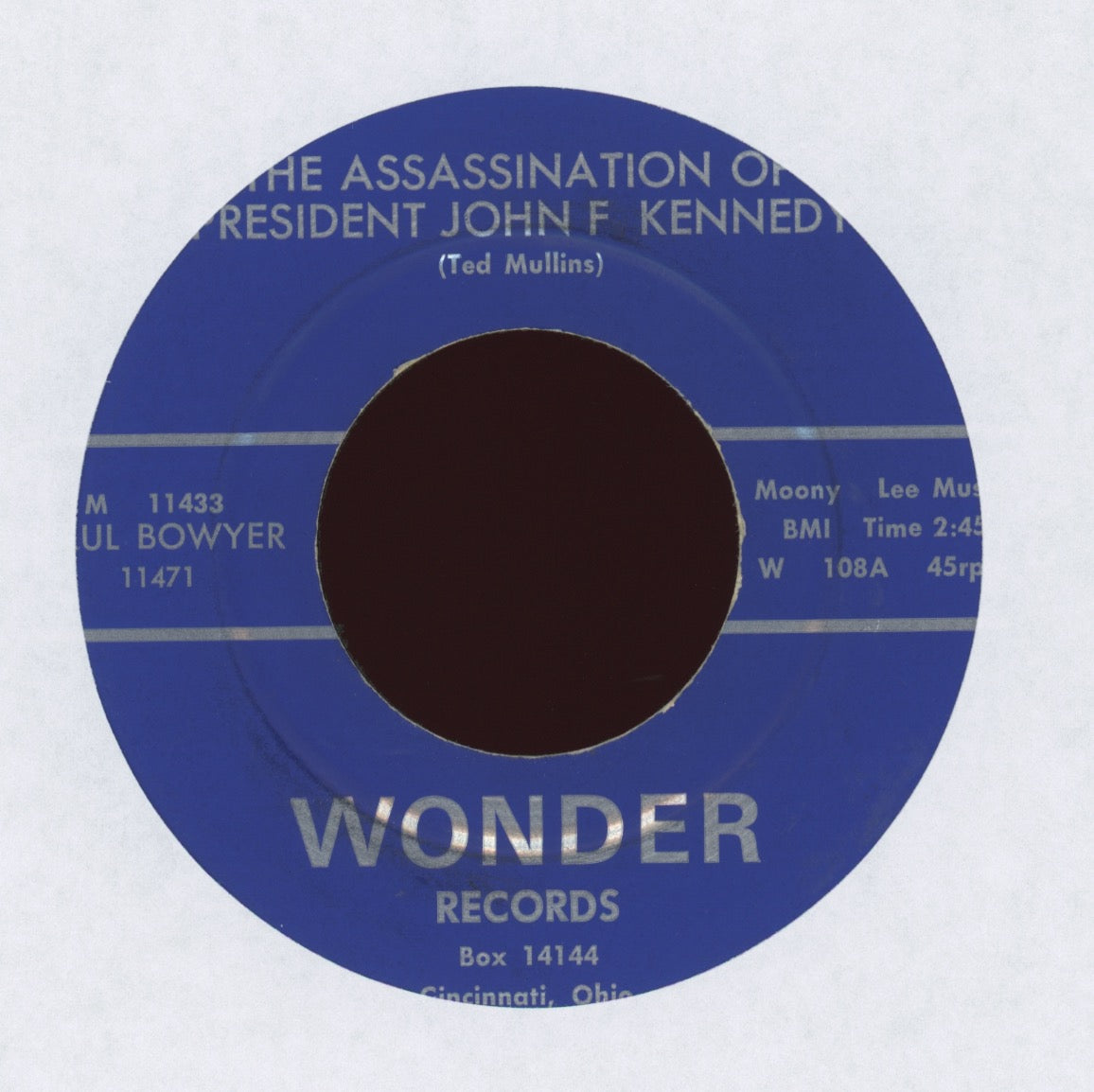 Paul Bowyer - Lovely Words And Music on Wonder