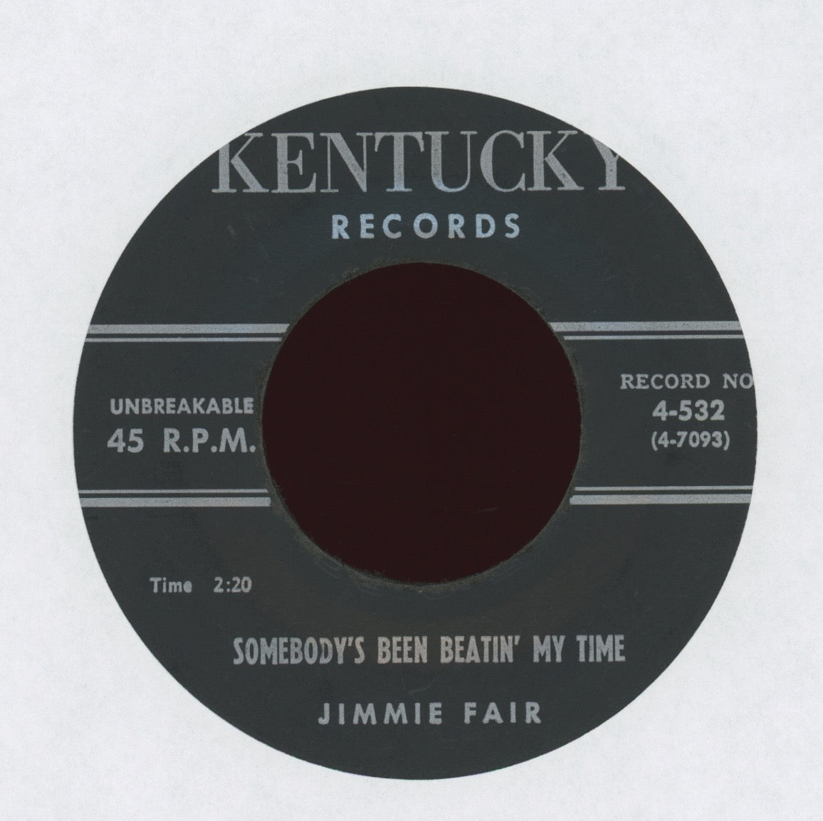 Jimmie Fair - Somebody's Been Beatin' My Time on Kentucky