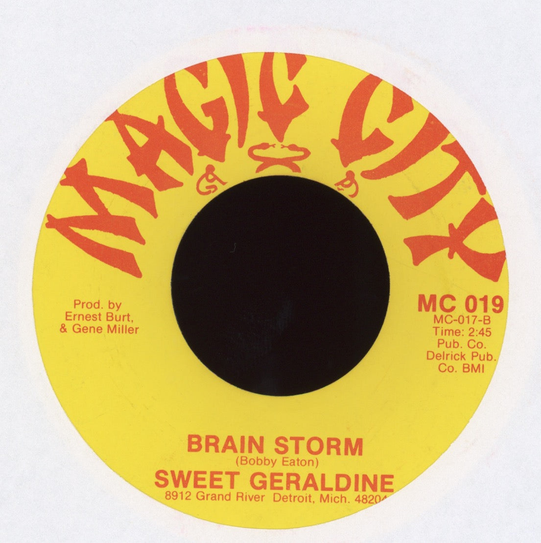Sweet Geraldine - Brain Storm on Magic City