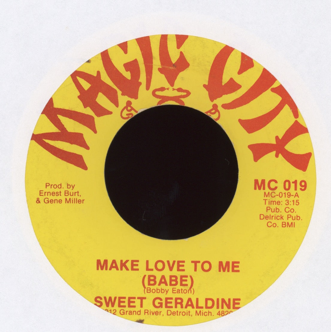 Sweet Geraldine - Brain Storm on Magic City