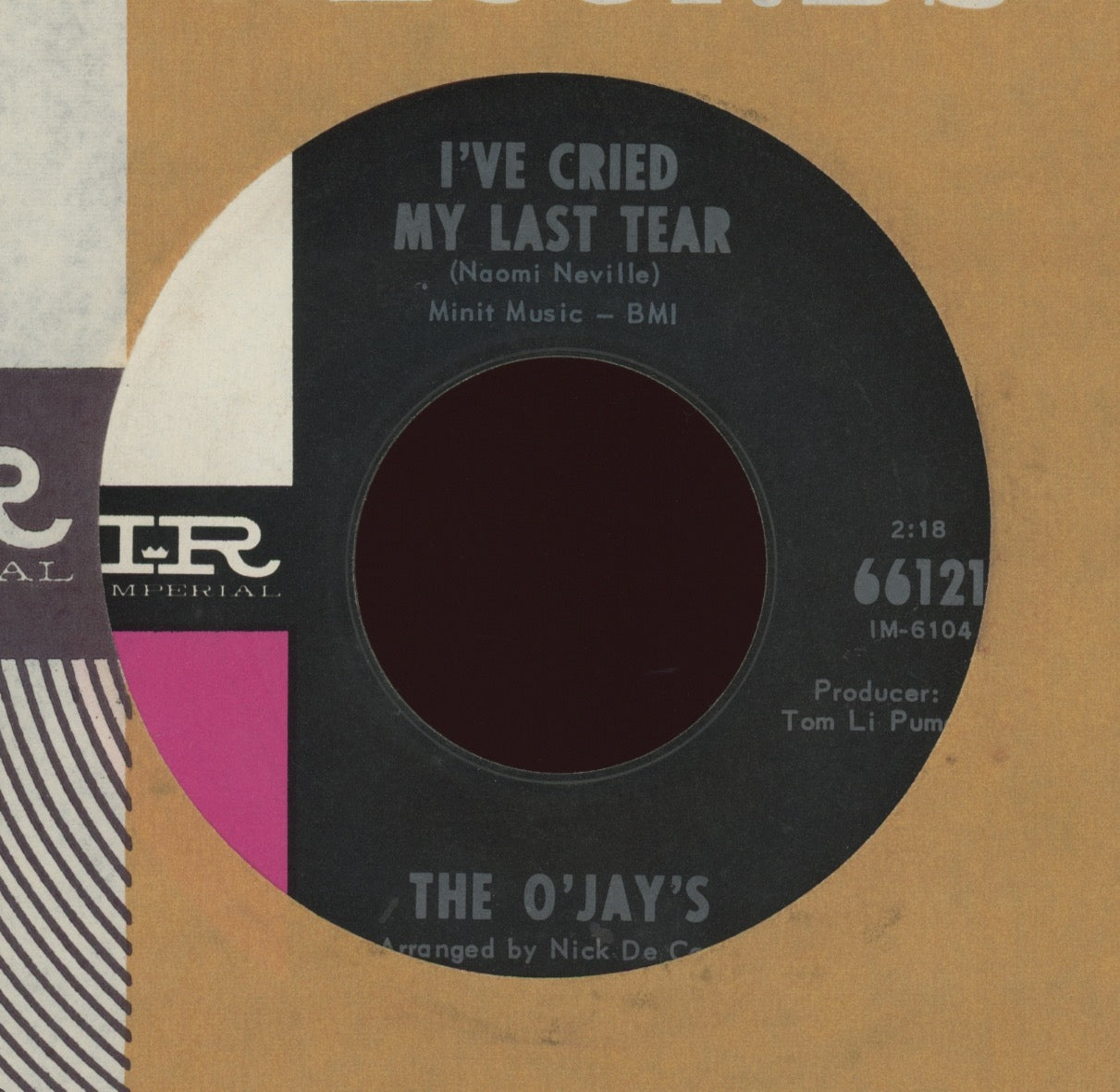 The O'Jays - Whip It On Me Baby on Imperial