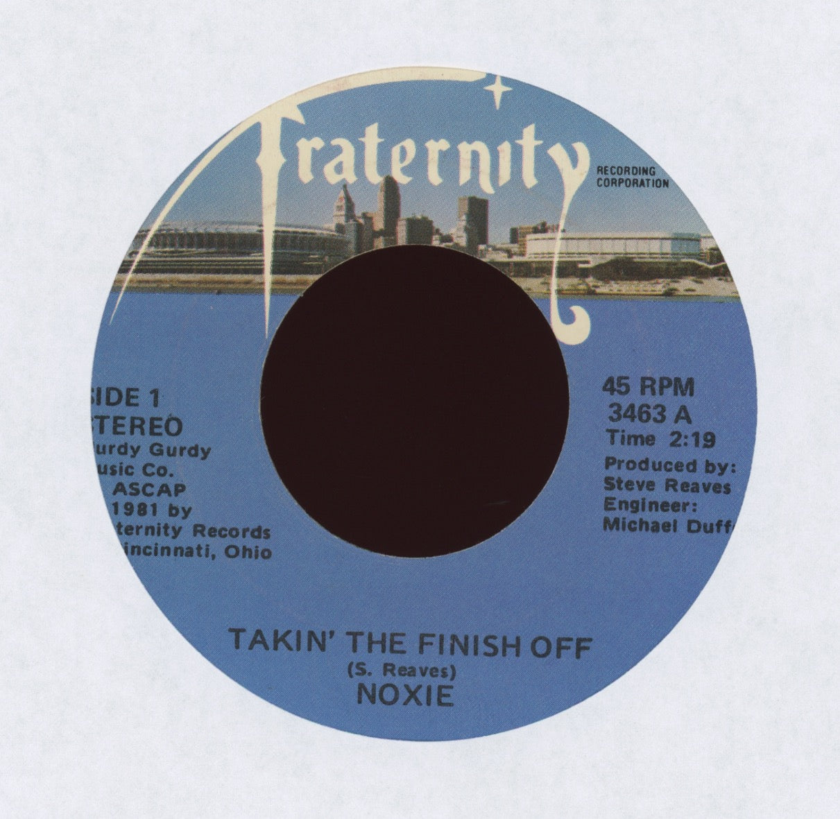 Noxie - Takin' The Finish Off on Fraternity