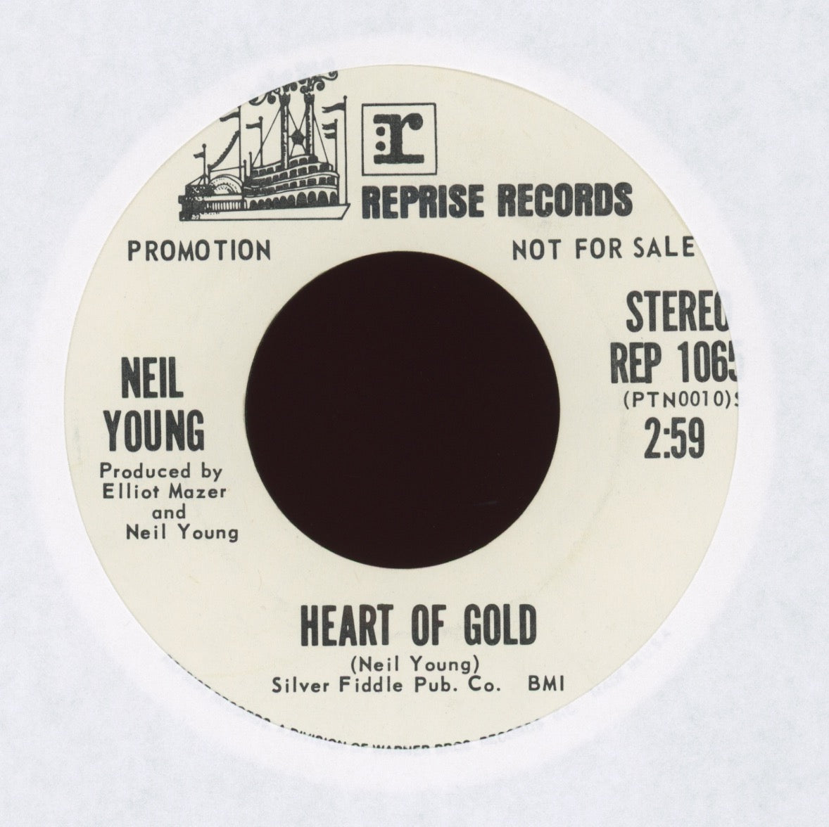 Neil Young - Heart Of Gold on Reprise Promo