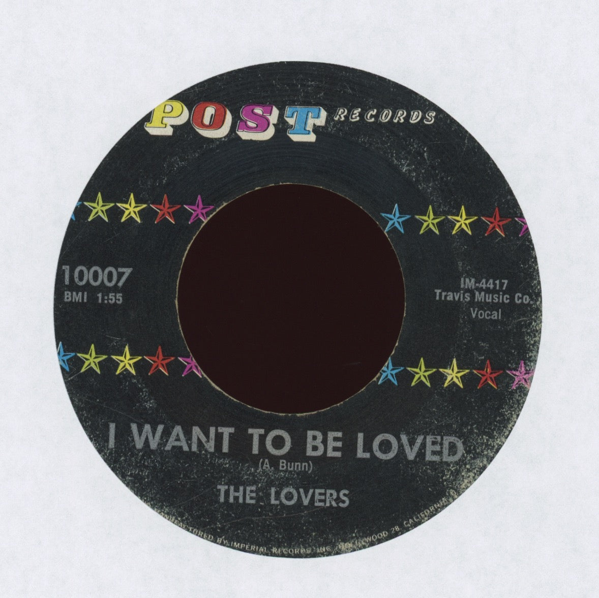 The Lovers - I Want To Be Loved on Post