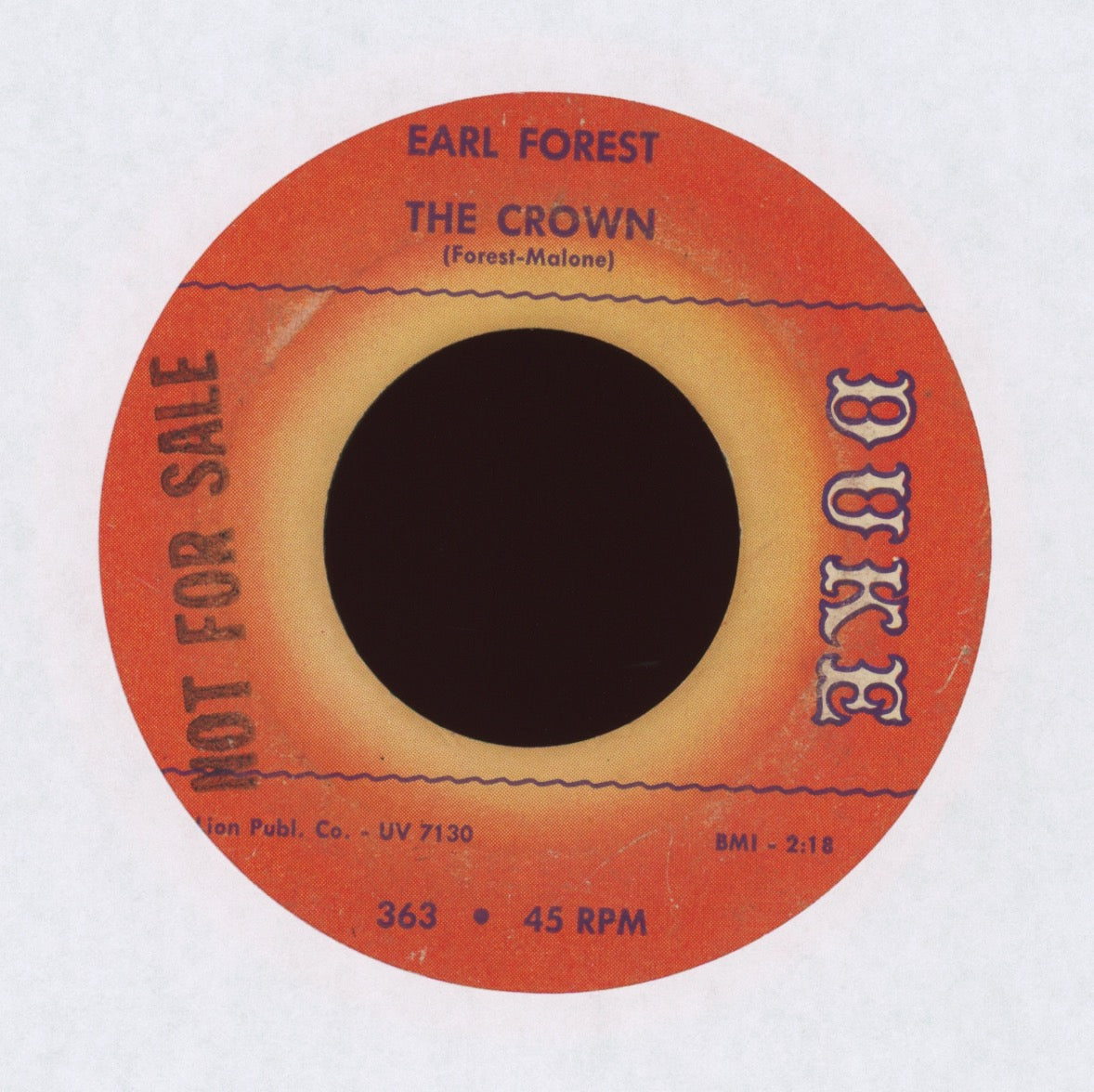 Earl Forest - The Crown on Duke