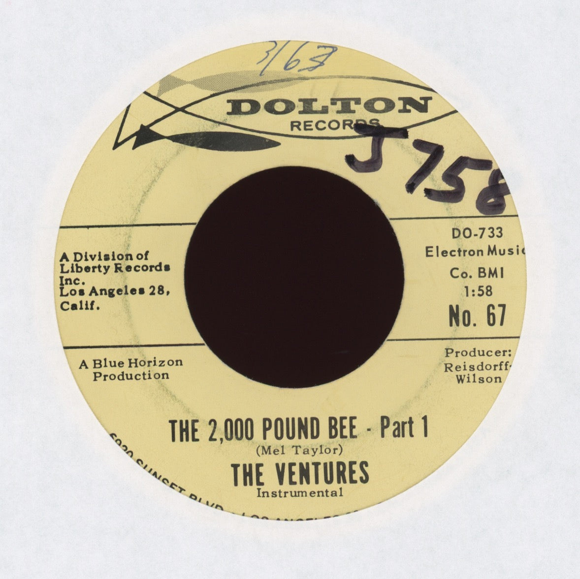The Ventures - The 2,000 Pound Bee on Dolton Promo
