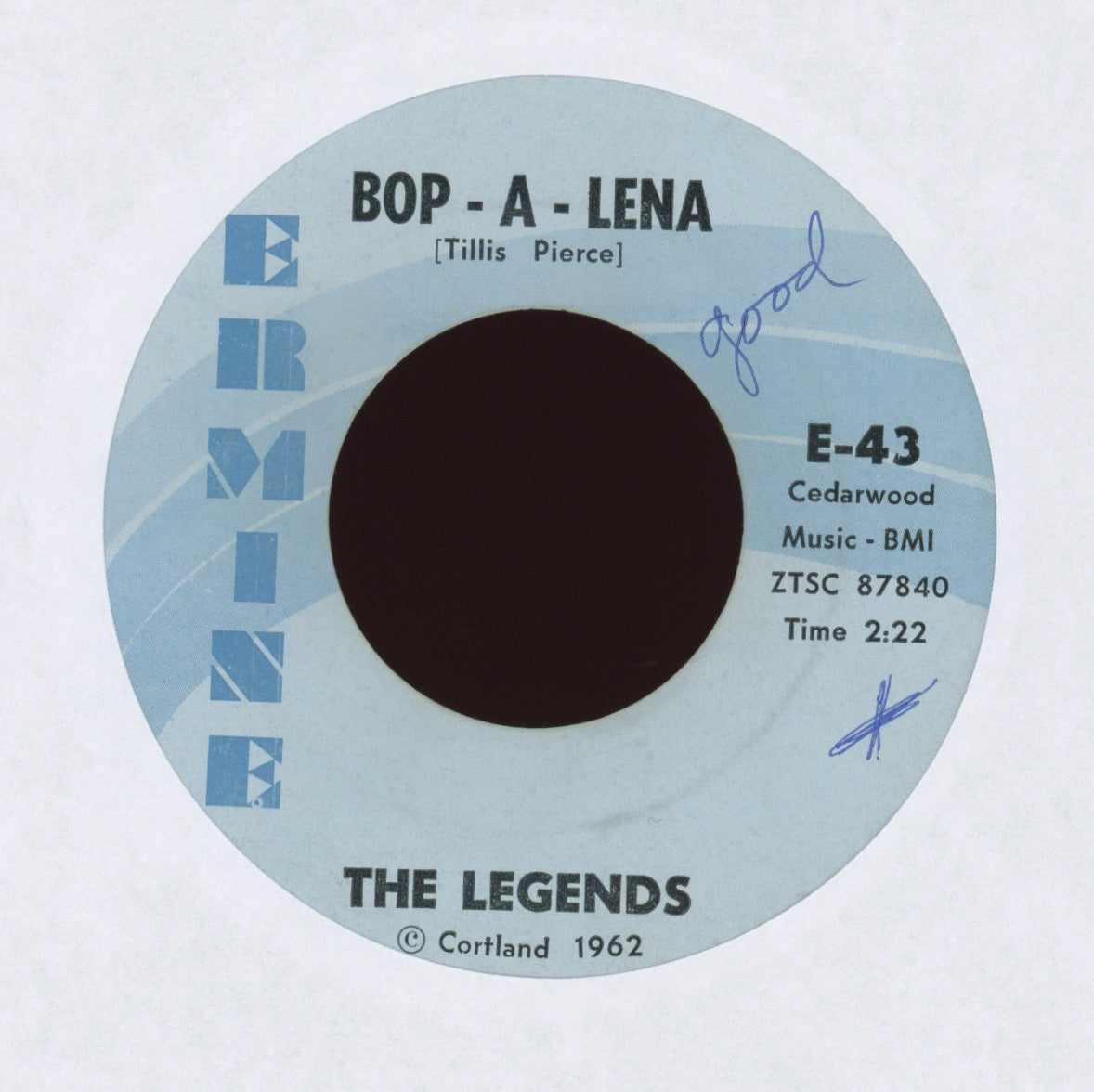 The Legends - Bop-A-Lena on Ermine