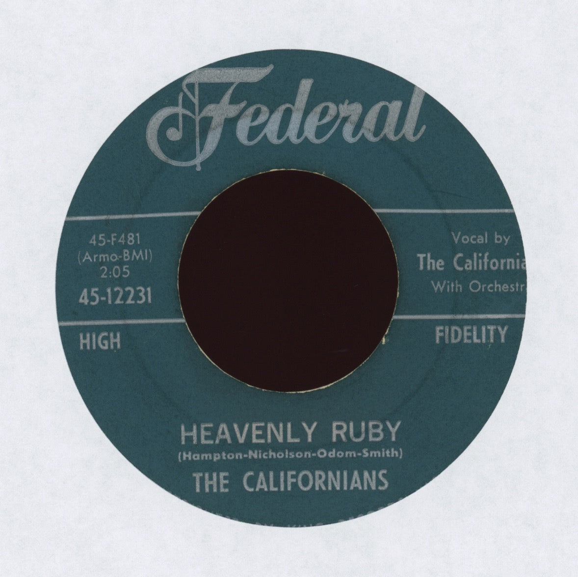 The Californians - Heavenly Ruby on Federal