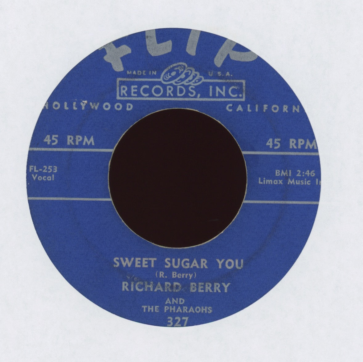 Richard Berry - Rock, Rock, Rock / Sweet Sugar You on Flip