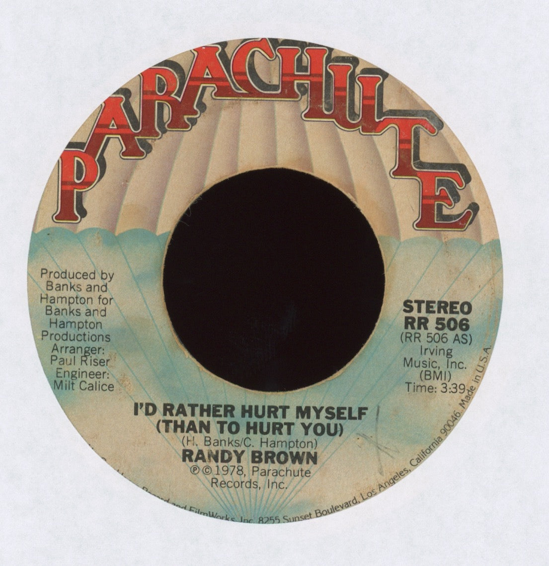 Randy Brown - I'm Always In The Mood on Parachute