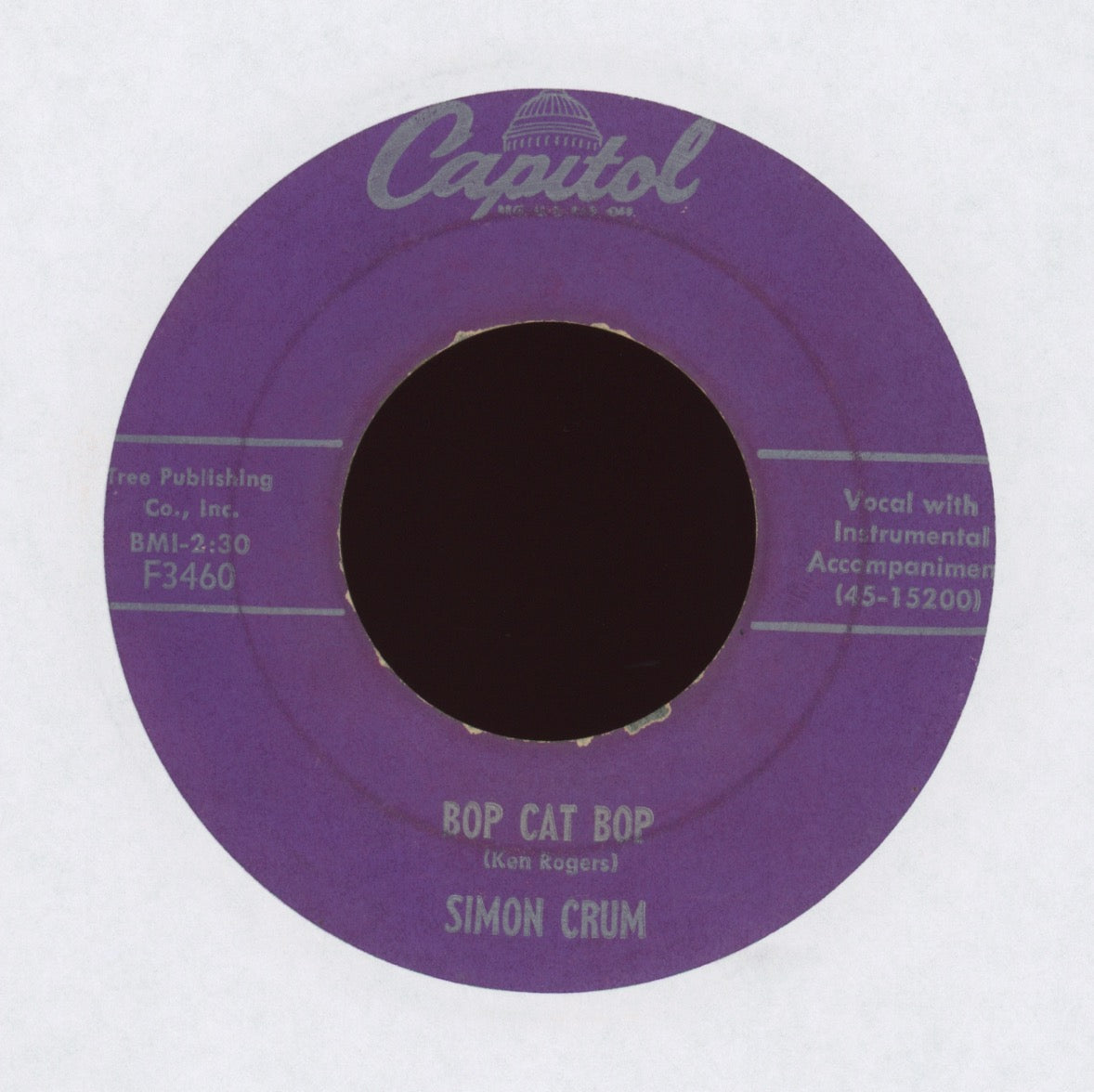 Simon Crum - Bop Cat Bop on Capitol