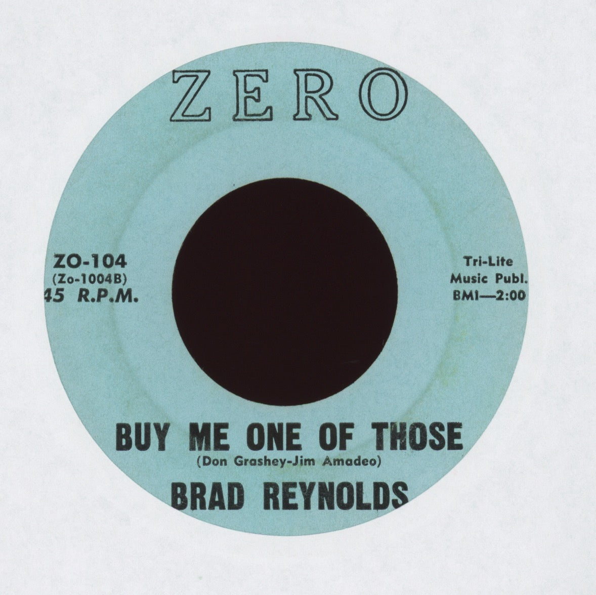 Brad Reynolds - I Locked My Heart on Zero