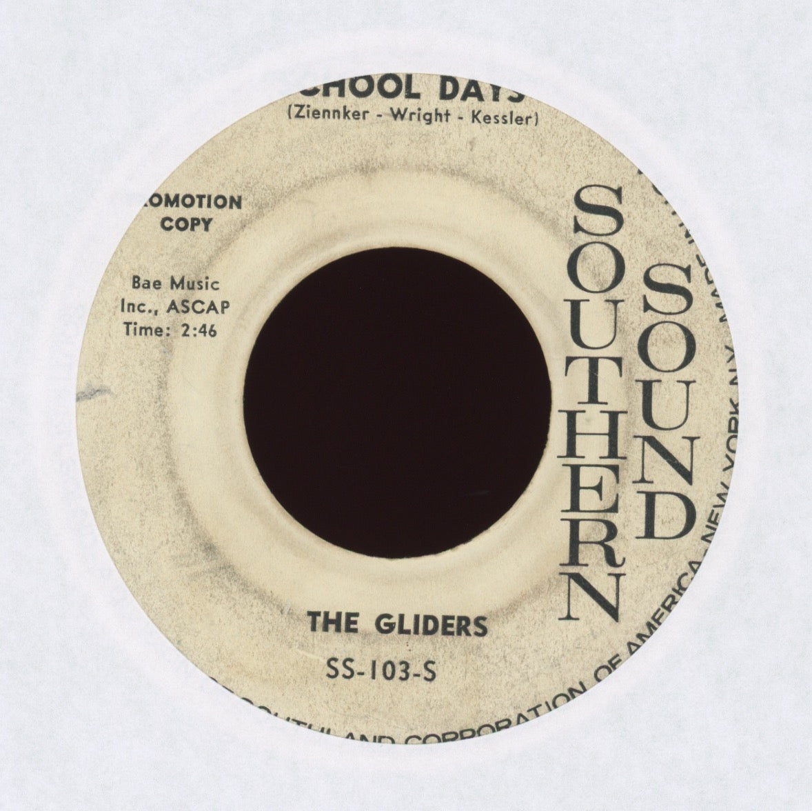 The Gliders  - School Days on Southern Sound Promo