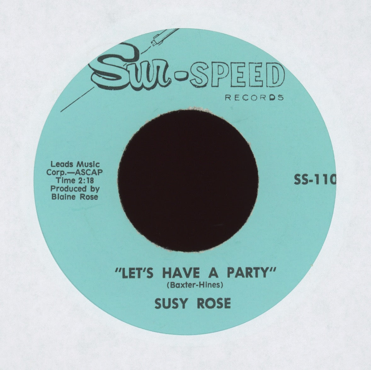 Susy Rose - Lets Have A Party on Sur-Speed