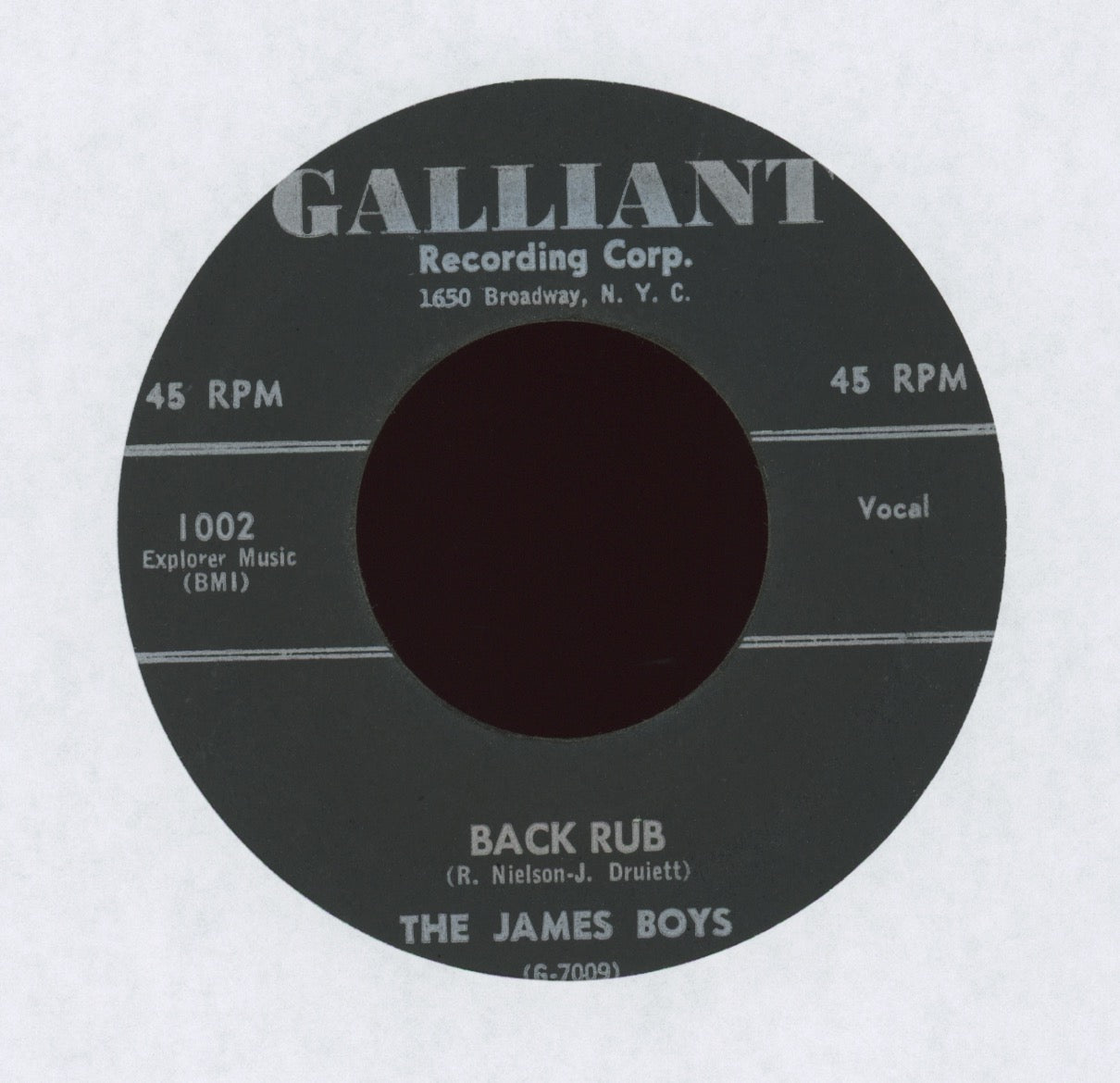 The James Boys - Back Rub on Gallant