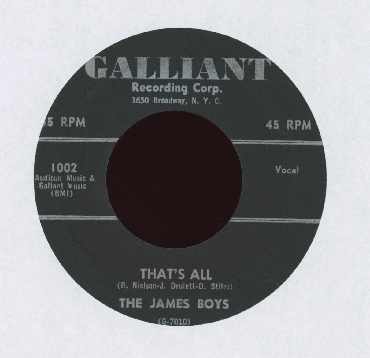 The James Boys - Back Rub on Gallant