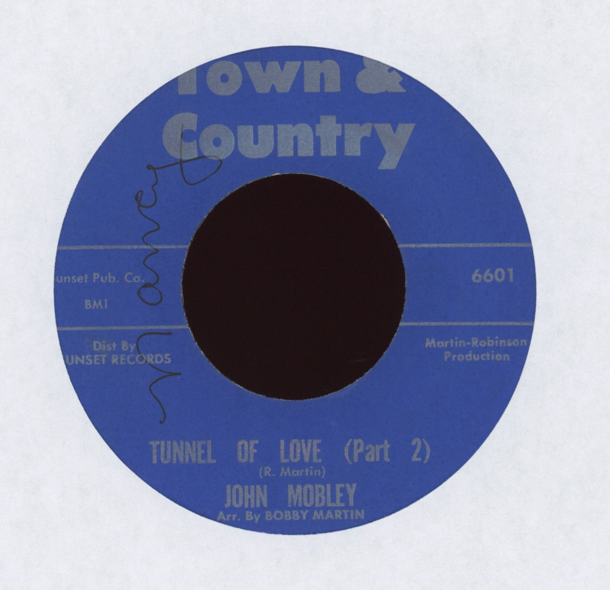 John Mobley - Tunnel Of Love on Town & Country