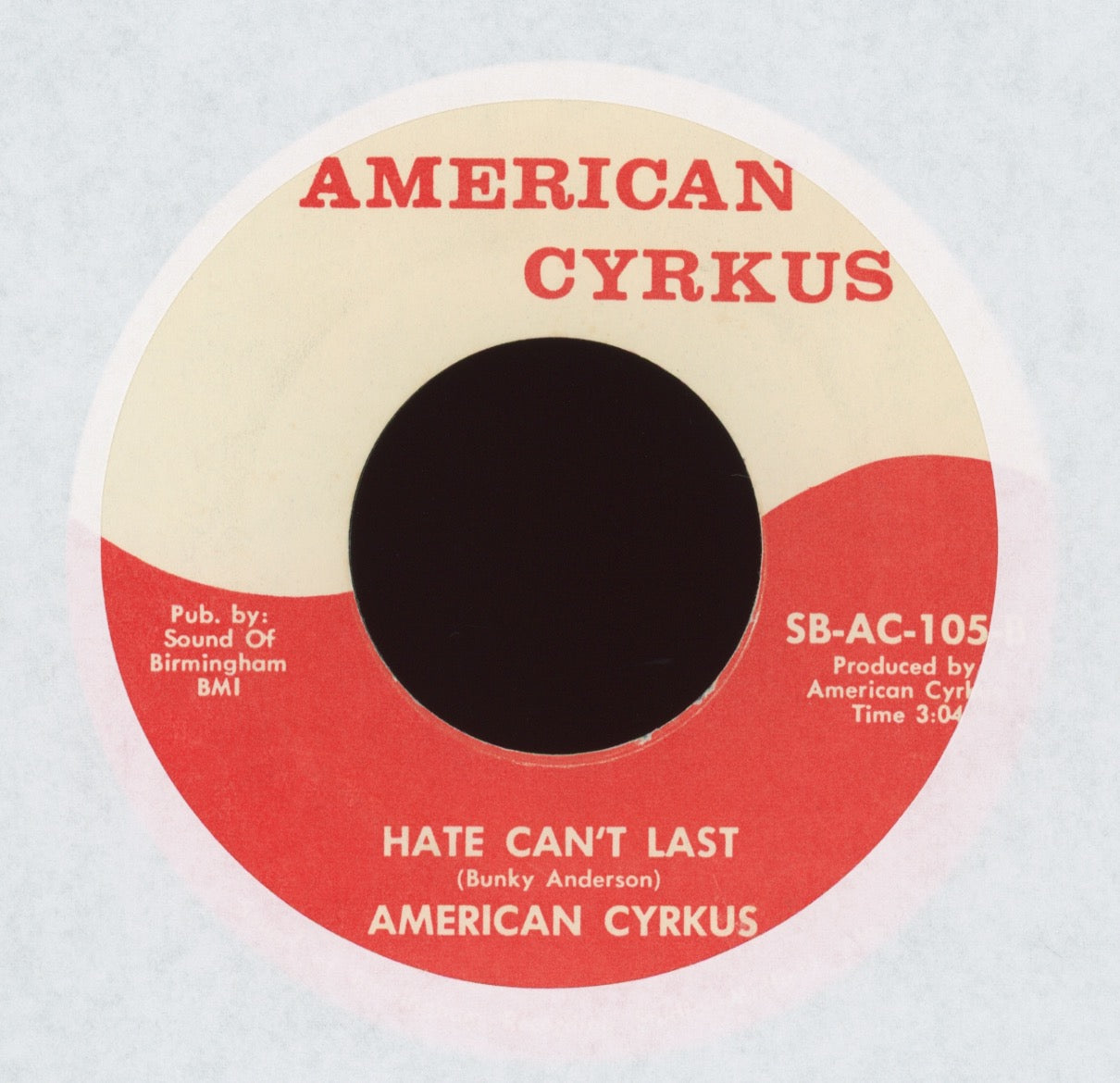 American Cyrkus - Hate Can't Last on American Cyrkus