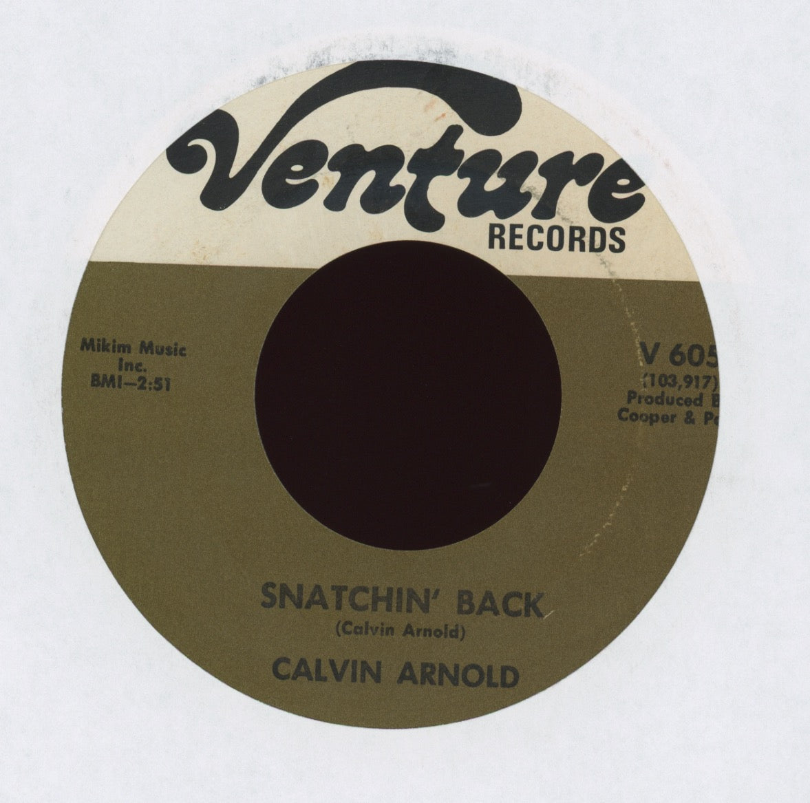 Calvin Arnold - Funky Way on Venture