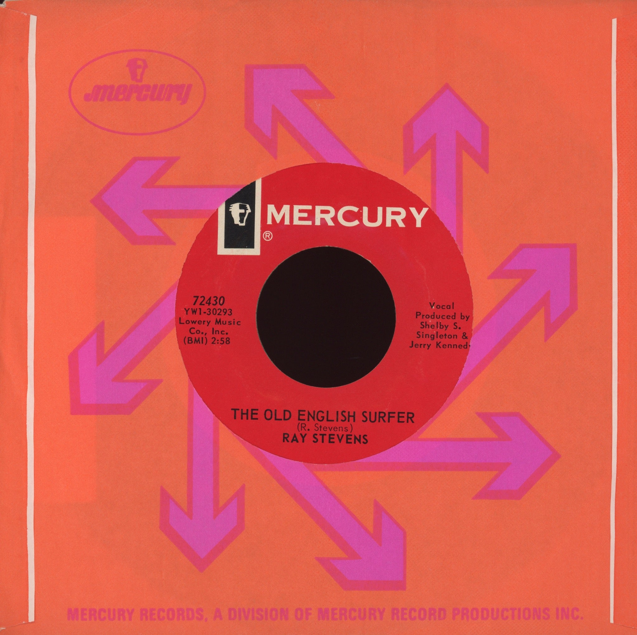 Ray Stevens - Mr. Baker, The Undertaker on Mercury
