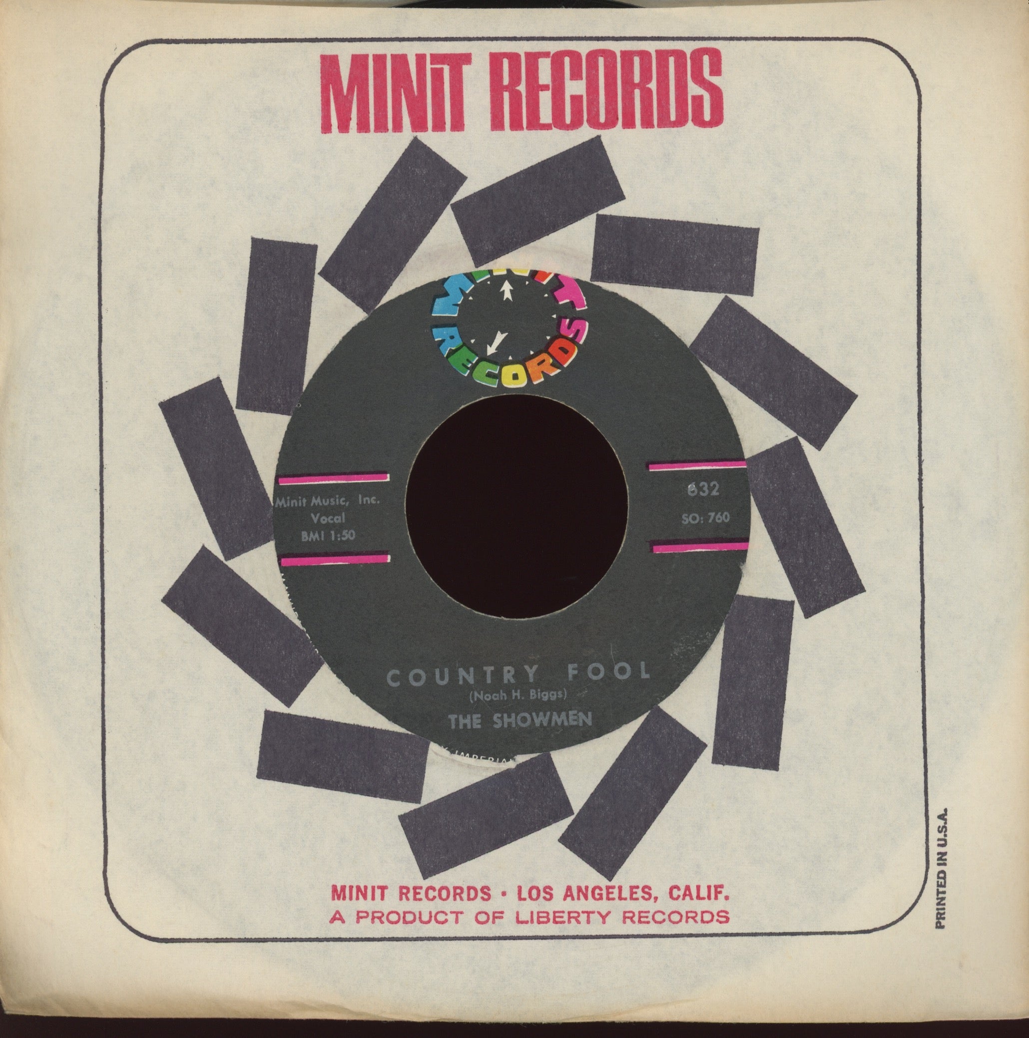 The Showmen - Country Fool on Minit