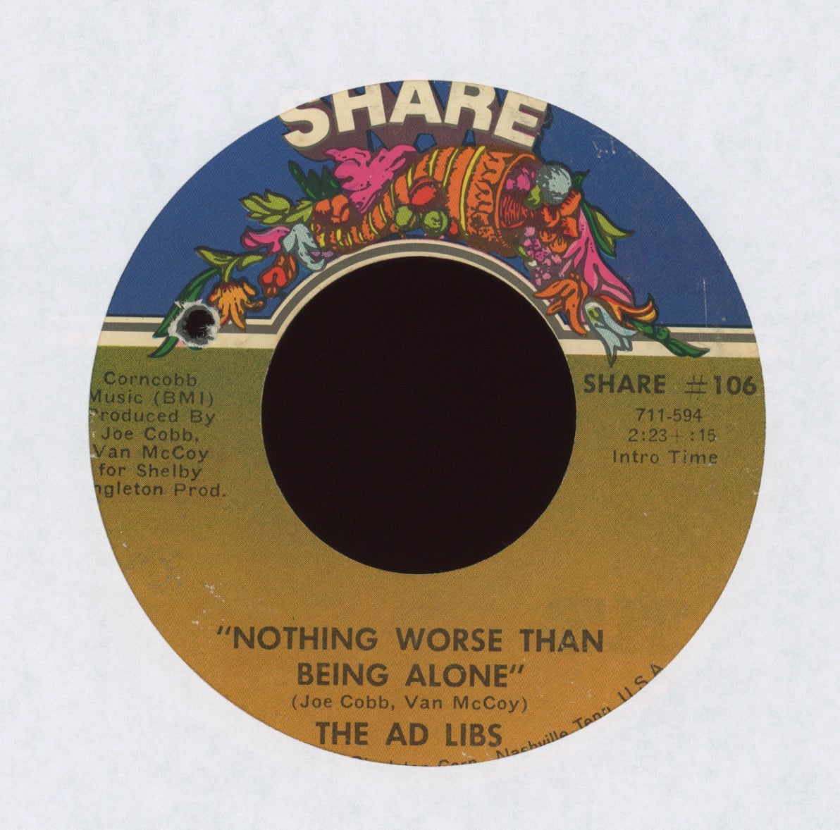 The Ad Libs - Nothing Worse Than Being Alone on Share