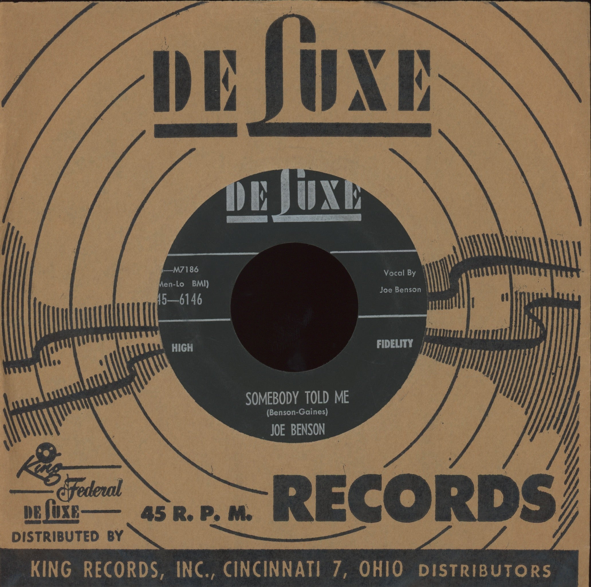 Joe Benson - Rock And Roll Jungle on DeLuxe