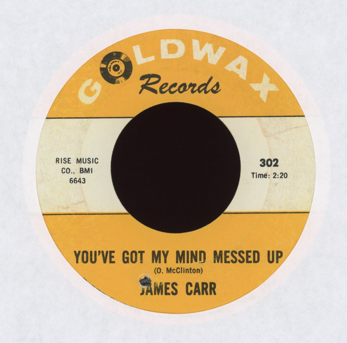 James Carr - You've Got My Mind Messed Up on Goldwax