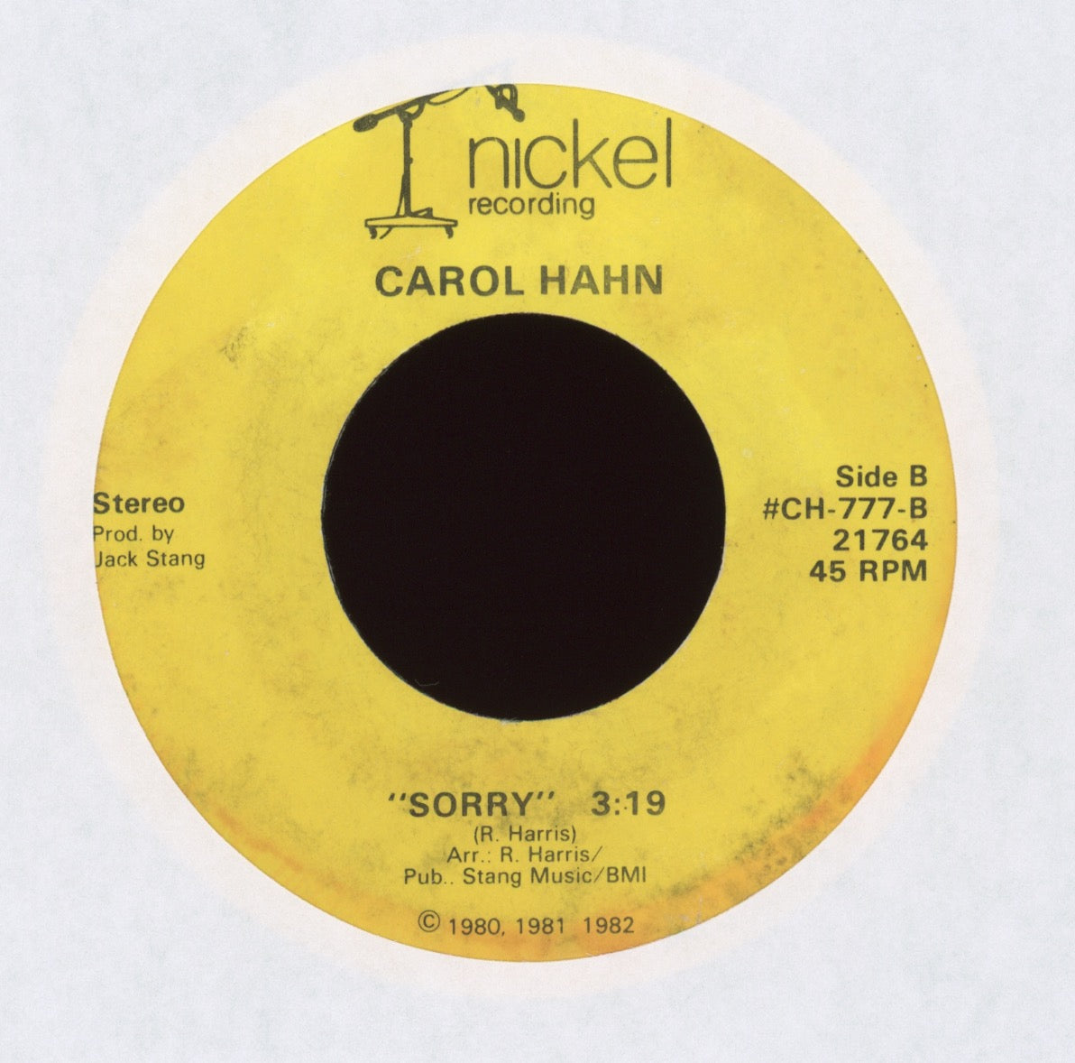 Carol Hahn - Do Your Best on Nickel