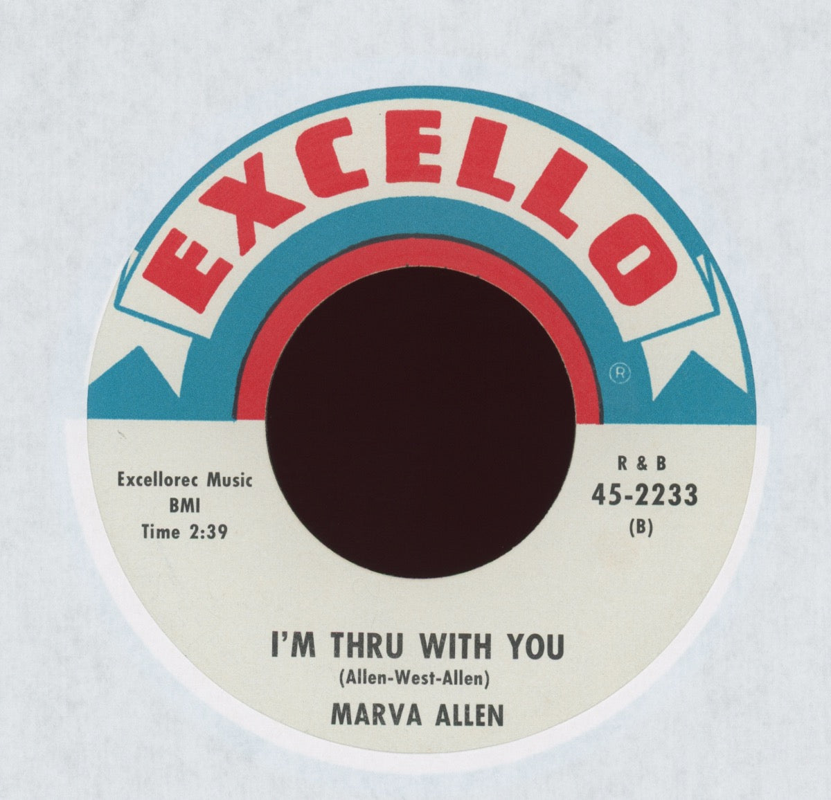 Marva Allen - I'm Thru With You on Excello